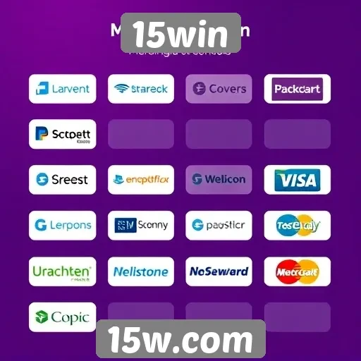 Métodos de pagamento aceitos no 15win