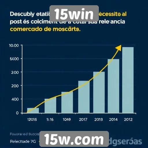 Estatísticas de crescimento do 15win no mercado de apostas